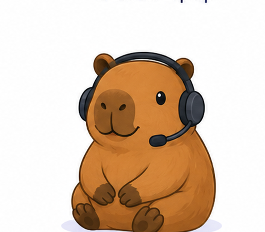 Capy ready to help